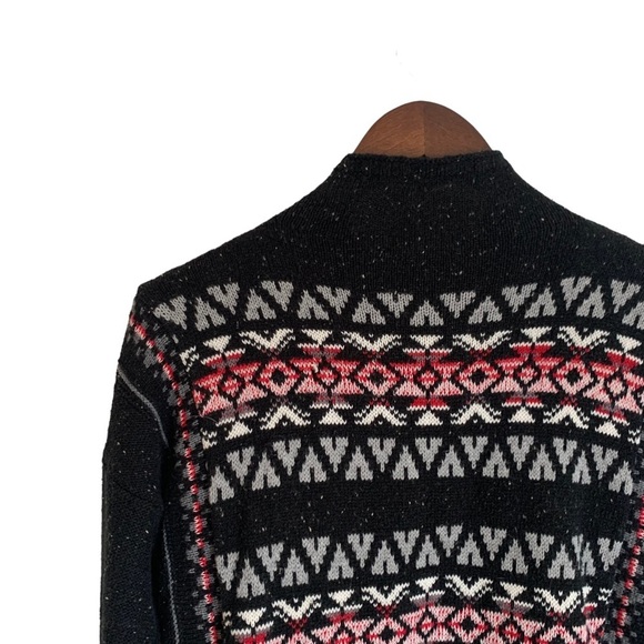 Chaps Women's Mock Neck Fair Isle Sweater Sz M - Picture 9 of 9